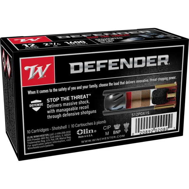 Winchester S12PDX1S PDX1 Defender 12 Gauge 2.75 In 1 oz - View 2