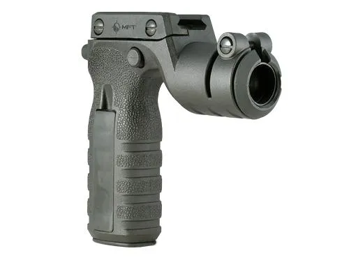 Mission First Tactical RTG Vertical Grip with Torch Holder Black Polymer - View 2