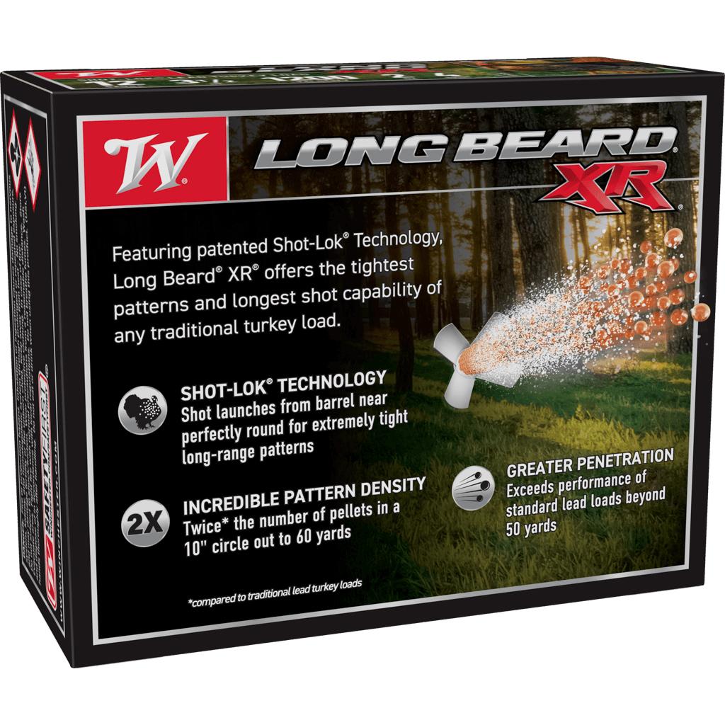 Winchester Ammo Long Beard XR Shot-Lok 12 Gauge 3.50" 2 oz 1200 fps 4 Shot 10 Bx/10 Cs - View 2