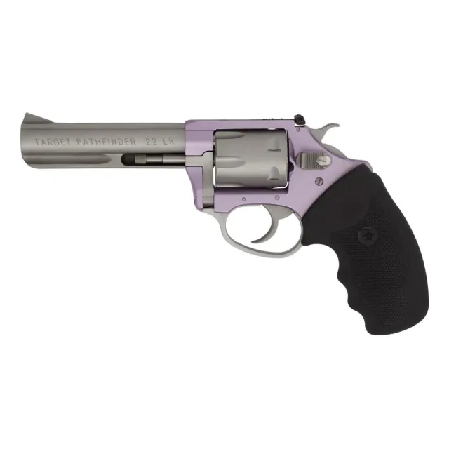 Charter Arms Pathfinder Lite .22 LR 4.2 in Lavender Stainless 8-shot - View 2
