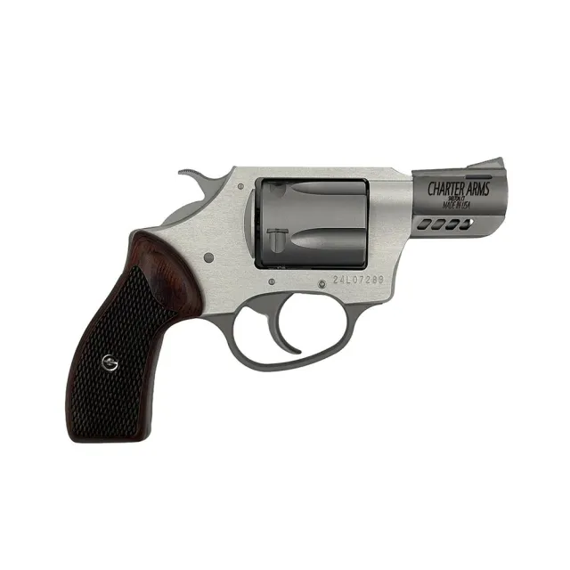 CHARTER ARMS 7075 .380 ACP 2.00 In 5-Round Rosewood Anodized - View 2