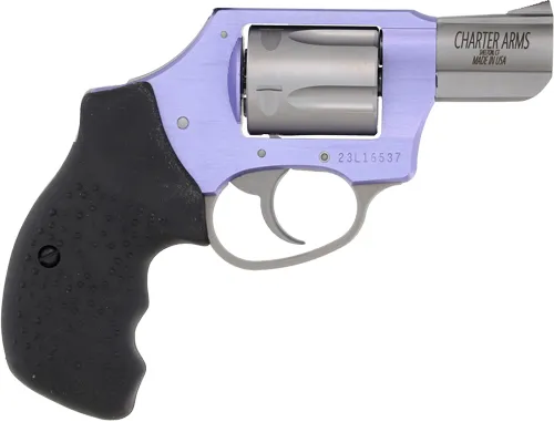 Charter Arms Lavender Lady .38 Special 2 in 5rd DAO Lavender/Stainless - View 2