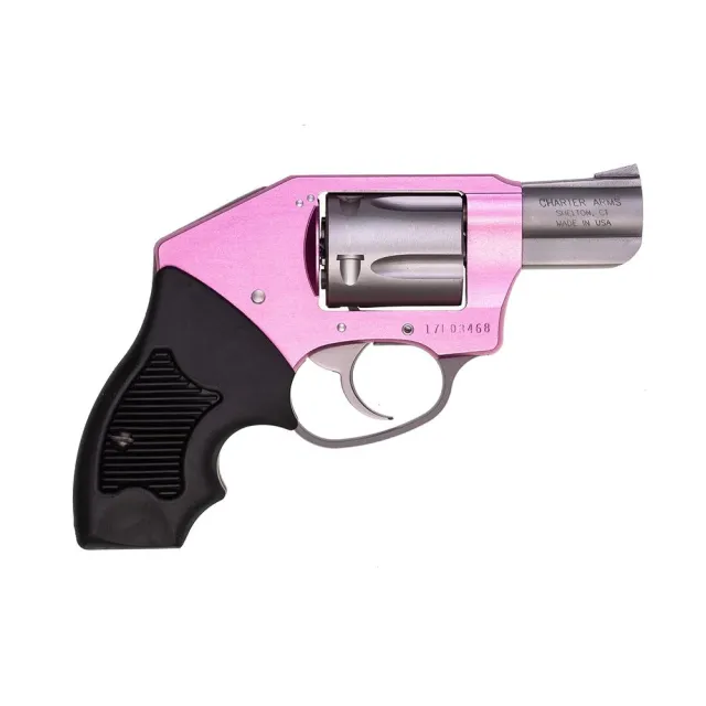 Charter Arms Chic Lady .38 Special +P 2 in Pink Aluminum DAO 5 Shot - View 2