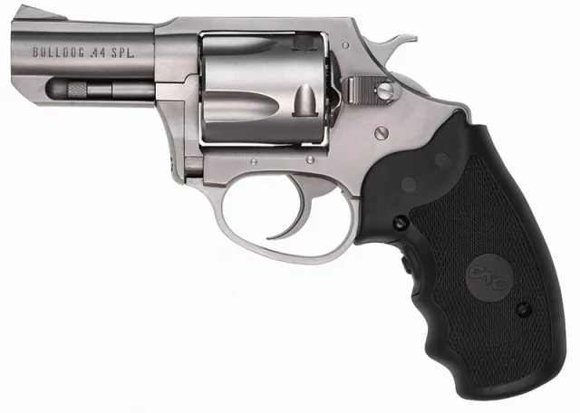 Charter Arms Crimson Bulldog .44 Spl Revolver, 2.5" Barrel, Stainless Steel, Crimson Trace Laser Grip, 5 Round Capacity - View 2
