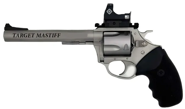 Charter Arms Mastiff Target 9MM Stainless 6 in Barrel Double Action 5rd - View 2