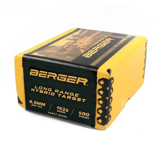 Berger 26786 6.5mm 153.5gr Long Range Hybrid Target Bullets 500/Box - View 2