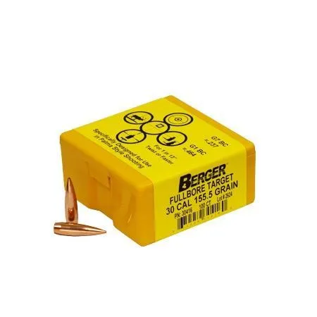 Berger Bullets Match Grade Fullbore Target 30 Cal .308 155.5 Gr - View 2