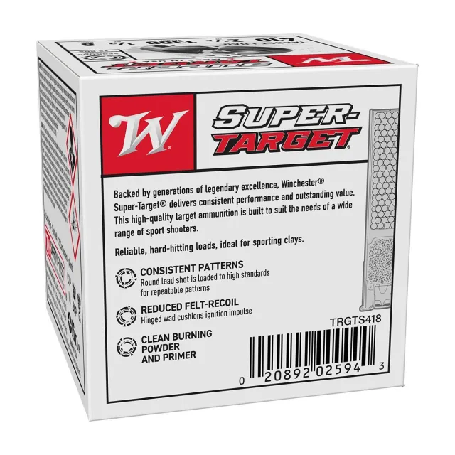 Winchester TRGTS418 .410 Bore 2.5 In 1/2 Oz #8 25 Rounds - View 2
