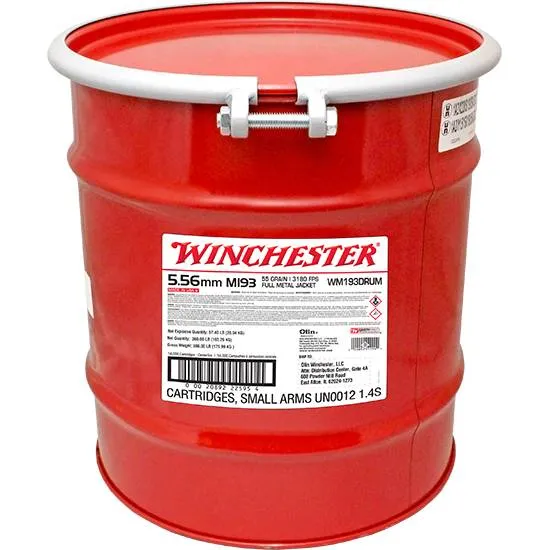 WIN LC 5.56MM M855 62GR FMJ DRUM 12500/1 (4) - View 2