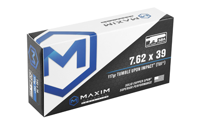 Maxim Defense MXM-49003 TUI 7.62x39 117 Grain Ammo 20 Round Box - View 3