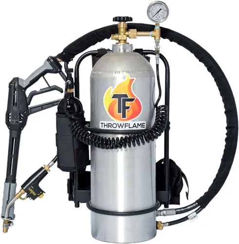 Throwflame X15 Flamethrower Brushed Finish Tactical - View 2