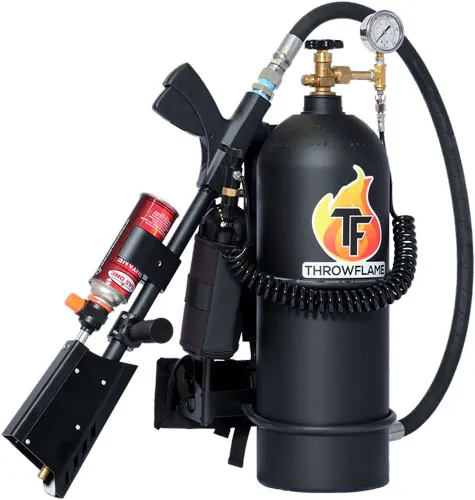 Throwflame XL18 Midnight Tactical Flamethrower - View 2