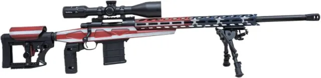 HOWA HCRA25CRUSAMDT M1500 APC American Flag 25 CREEDMOOR 24" American Flag Cerakote Rifle - View 2