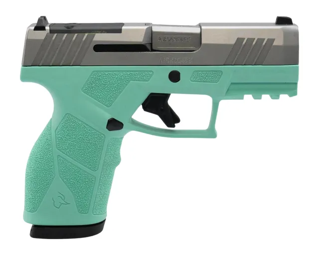 Taurus GX2 TORO Pistol 9mm 3.38 in. Cyan/Stainless 13 rd. - View 2