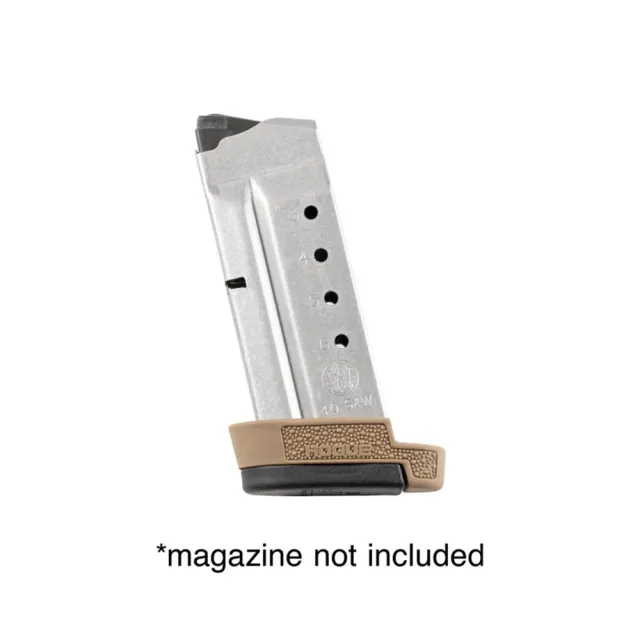 Hogue 18433 M&P 40 7Rd FDE Rubber Grip Extension - View 2