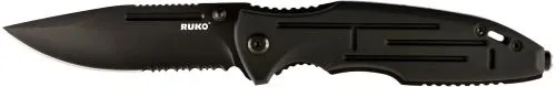 RUKO RUK0153CS 440A Black Anodized Folding Knife - View 2