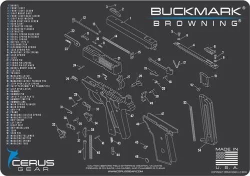 Cerus Gear Browning Buckmark Char Gray HM-BRN-BUCK-SCH-GRY - View 2