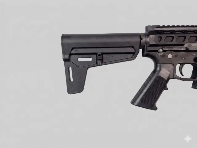 Wraithworks WARSCORP9 9mm 8.5 In Black Side-Charging Magpul BSL - View 3
