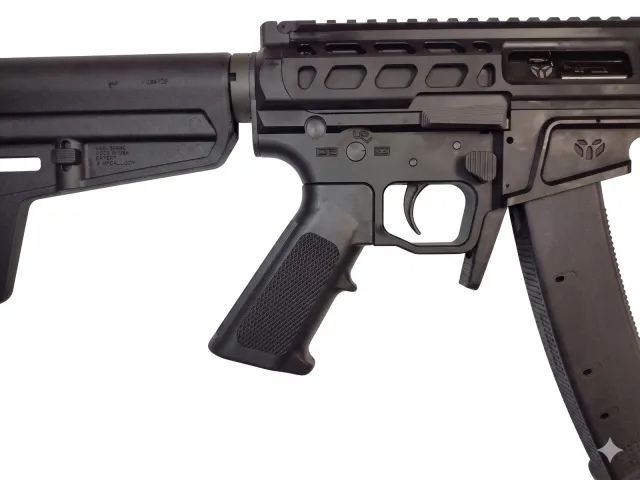 Wraithworks WARSCORP9 9mm 8.5 In Black Side-Charging Magpul BSL - View 4