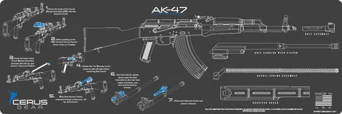Cerus Gear AK-47 Instructional Gray/Blue RM-AK47-INS-GRY - View 2