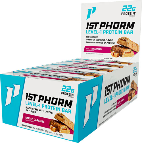 1ST PHORM Level 1 Bar Salted Caramel Protein Snack - View 2