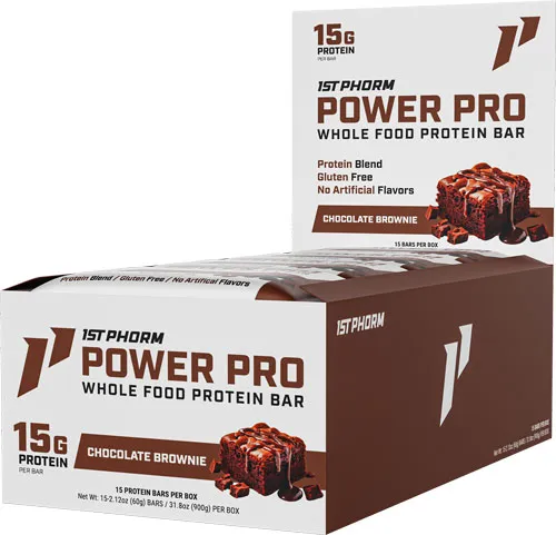 1ST PHORM Whole Food Power Pro Bar Chocolate Brownie - View 2