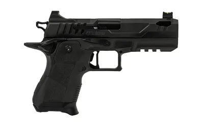 Oa Defense 2311 Pro Compact Frame 9mm Luger 15+1 4.25" DLC Black Steel Optic Ready/Serrated Slide, Black Aluminum Frame w/Picatinny Rail, Black Polymer Grip, Ambidextrous - View 2