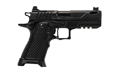 Oa Defense 2311 Pro Elite Compact Frame 9mm Luger 21+1 4.25" Ported Barrel, DLC Black Steel Optic Ready/Serrated Slide, Black Aluminum Frame w/Picatinny Rail, Black Aluminum Grip, Ambidextrous - View 3