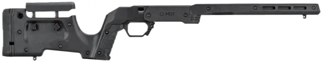 Mdt Sporting Goods Inc 105051BLK XRS Chassis Black Aluminum Core with Polymer Panels, Adj. Cheekrest, M-LOK Forend, Interchangeable Grips, AICS Mag Compatible, Fits CZ 457 - View 2