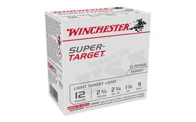Winchester TRGT129 12 Gauge 2.75 in 1 1/8 oz 9 Shot 25 Rounds Per Box - View 2