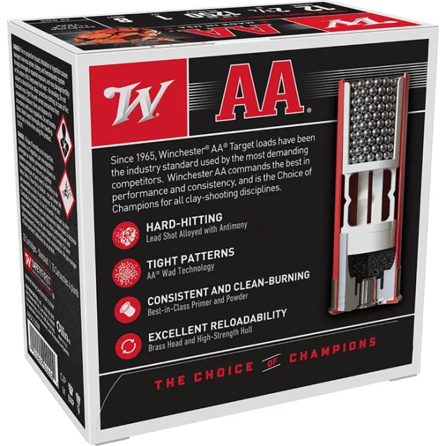 Winchester AA SS 12GA 2.75" 1OZ #7.5 Shot - View 3
