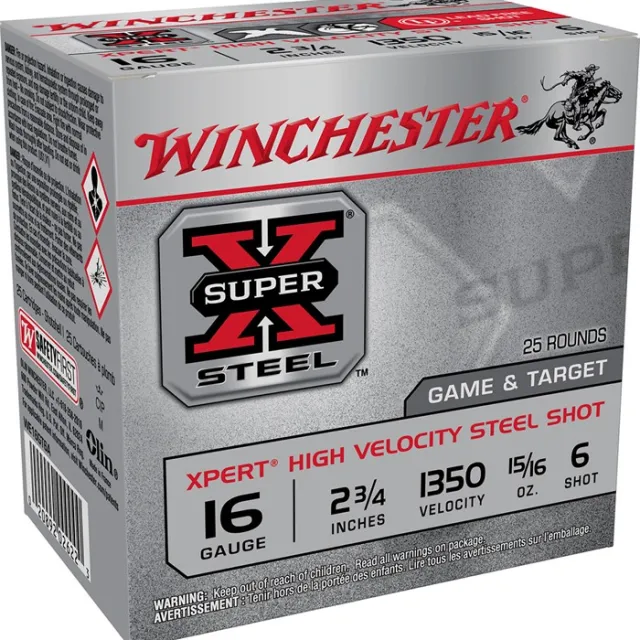 Winchester Super X Xpert 16 Gauge High Velocity 15-16 Ounce 6 Shot 25 Ro... - View 2