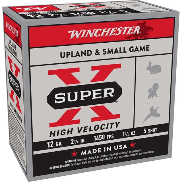 Winchester X12HV5 Super X 12 Gauge 2.75" 1.25oz #5 Shot 25 Rounds - View 2