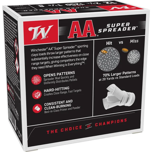 Winchester Light Target 12ga 2-3/4 1-1/8oz 1250 fps 25/ct - View 2