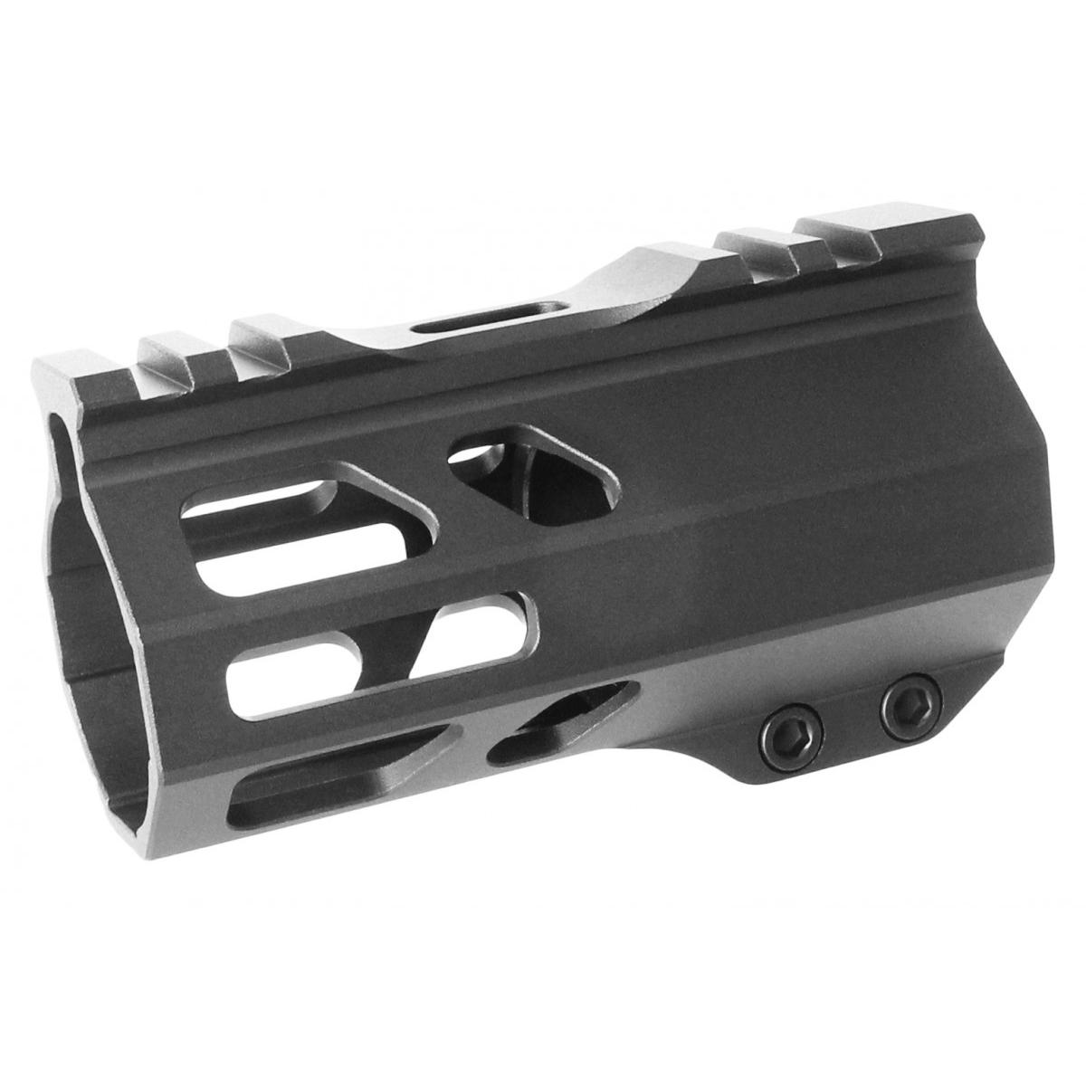 TacFire HG204 4 In M-Lok Handguard Black Anodized Aluminum AR-15 - View 2