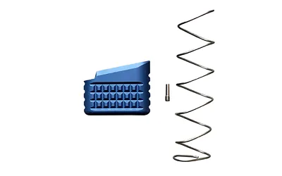 Backup Tactical G1923MEXT-BLU Mag Extension Blue for Glock 17 19 22 23 Plus - View 2