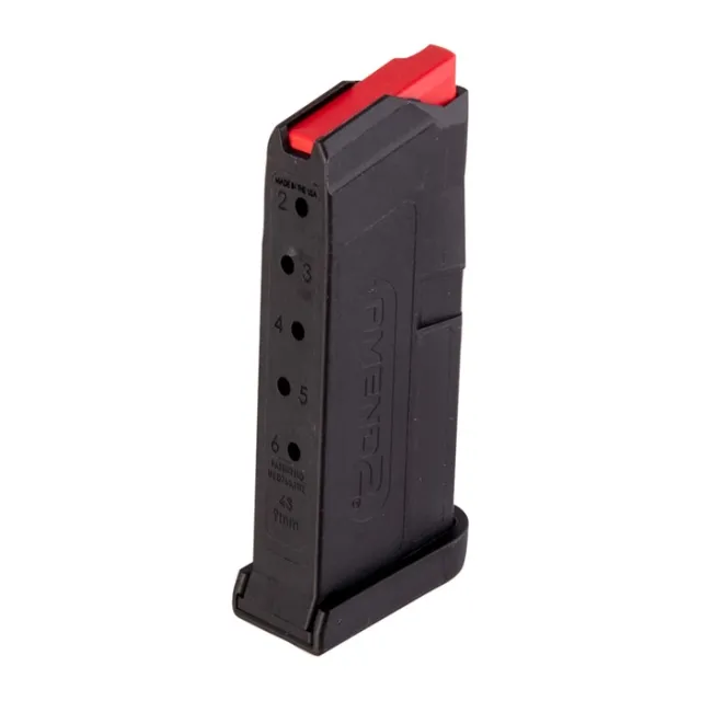 Amend2 A2GLOCK43BLK A2-43 9mm Luger Glock G43 6rd Black Detachable - View 3