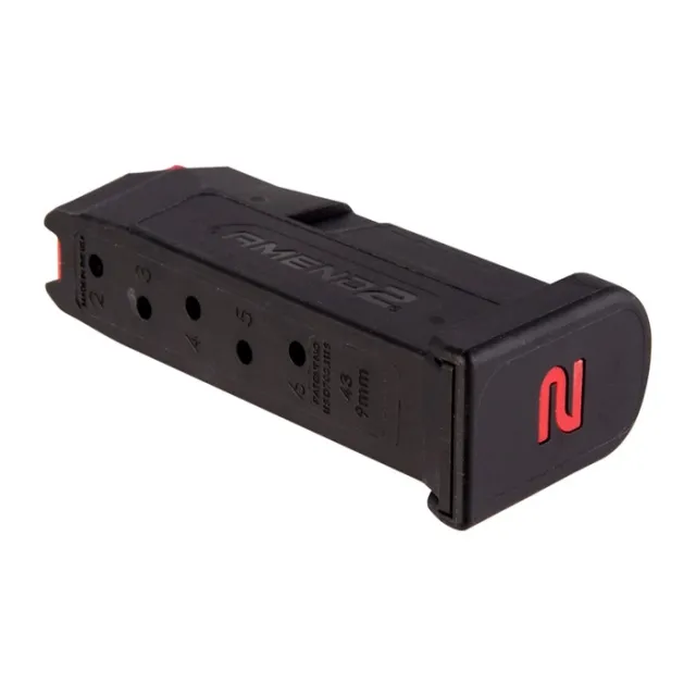 Amend2 A2GLOCK43BLK A2-43 9mm Luger Glock G43 6rd Black Detachable - View 4