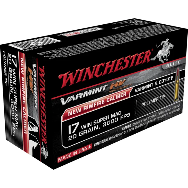 Winchester Ammo S17W20 Varmint HV 17 WSM 20 gr Polymer Tip 50 Bx/10 Cs - View 2