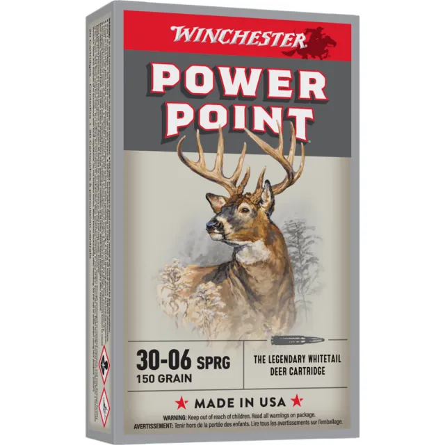 Winchester X30061 30-06 Springfield 150 Grain Power Point 20 Rounds - View 2