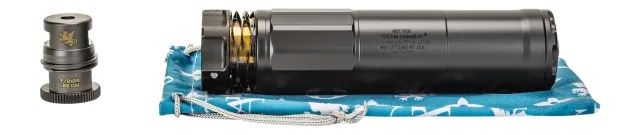 Griffin Armament GADLHRT5W Dual-Lok HRT 5.56 Silencer, 1.5" Dia, 5.9" L - View 2