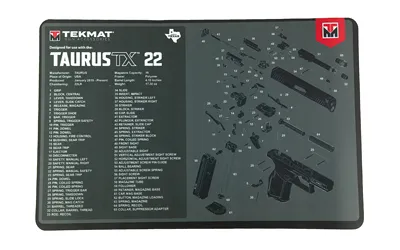 TekMat Taurus TX22 Cleaning Mat Black Non-Slip Bench Mat - View 2