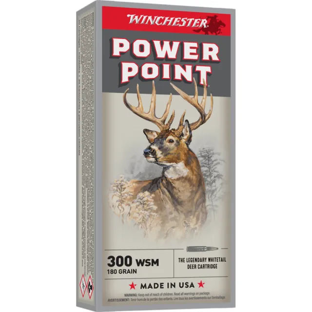 Winchester X300WSM Super X 180gr 2970fps Power-Point Ammo - 20 Rounds - View 2
