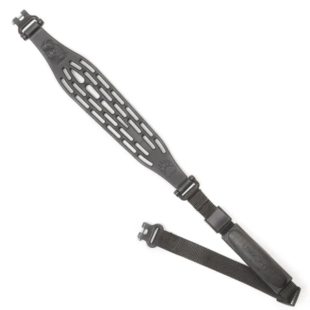 Limbsaver 12190 Kodiak-Air Sling Black NAVCOM Rubber Adjustable 2" Rifle - View 2
