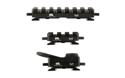 Sylvan Arms 3-Piece QD Rail Sling Mount M-LOK Black Anodized - View 2