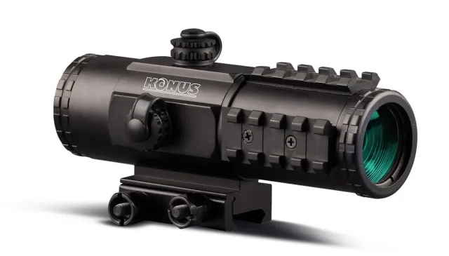 Konus Sight-Pro PTS2 3x30mm Red Dot Sight Red/Blue Illumination 30 MM - View 2