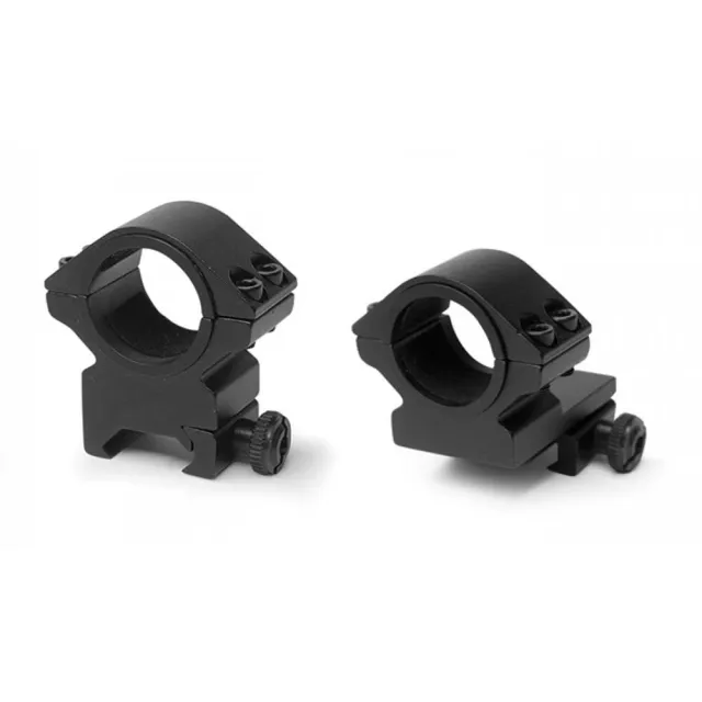 Konus 2-Piece Riflescope Rings 30mm & 1 (Insert-Style) - Matte Black - View 2