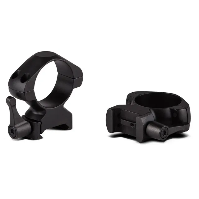 Konus 7409 Steel Rings Matte Black 30mm Quick Release High 0 MOA - View 2