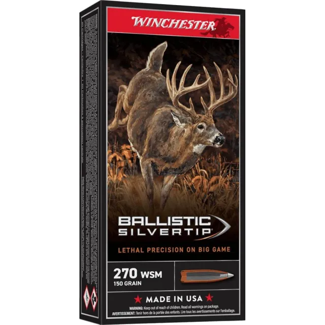Winchester Sbst2705A 270 Wsm 150 gr Polymer Tip Ammo 20 Rounds - View 3