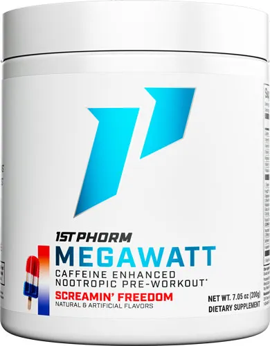 1ST PHORM Megawatt Pre-Workout Powder Screamin' Flavor - View 2
